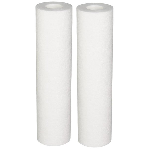 Commercial Water Distributing Commercial Water Distributing AMERICAN-PLUMBER-W25P Polypropylene Whole House Sediment Filter Cartridge; 25 Micron - Pack of 2 AMERICAN-PLUMBER-W25P